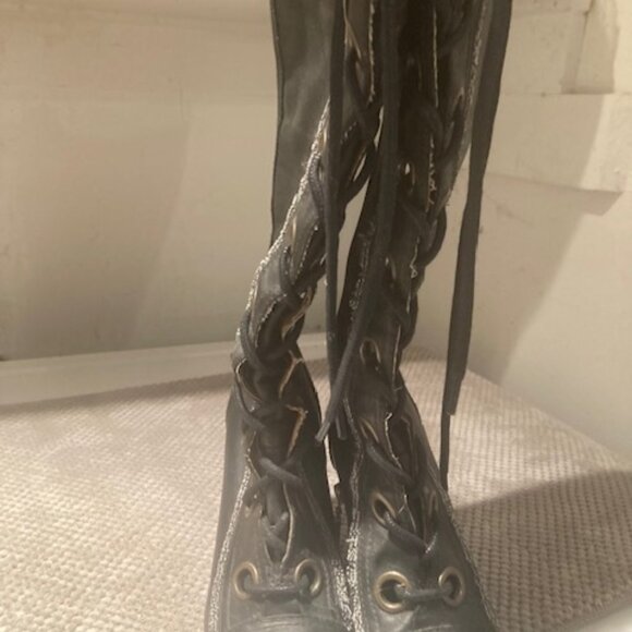 Seychelles Lace up  heeled boots - Picture 1 of 6